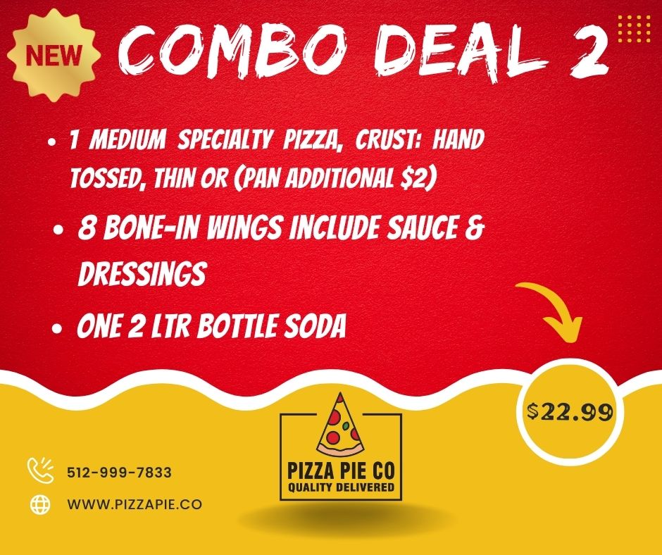 Specials Pizza Pie Co Jarrell TX