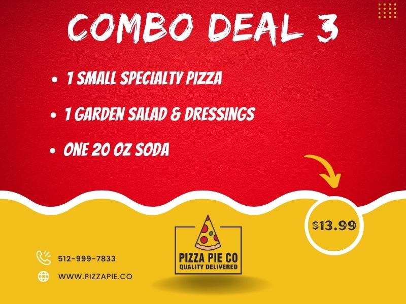 Specials Pizza Pie Co Jarrell TX
